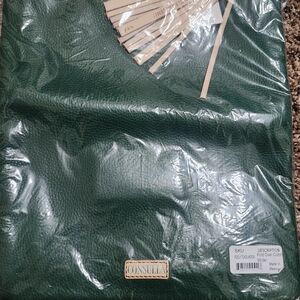 Consuela Wilder Green Fold Over Clutch